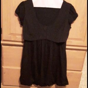 Black bubble dress